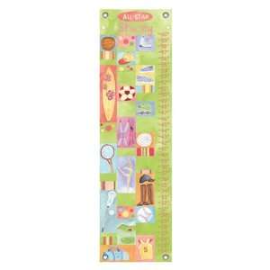    Oopsy Daisy All Star Girl Personalized Growth Chart