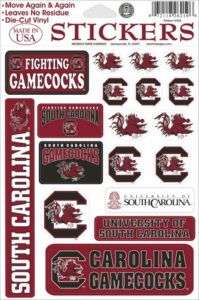 Stickers University of South Carolina Decal Football 072118262250 