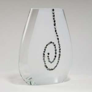  Glass Vase   Oxide Precious Stone Series, 10 inches Tall 