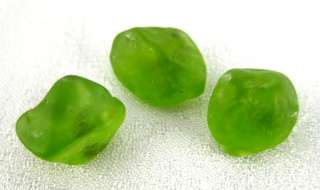 Green Peridot Gemstone Tumbled Stones Aug Birth Stone  