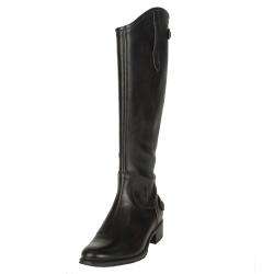Tremp Womens Dark Brown Leather Tall Boots  