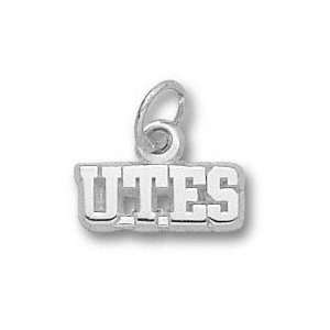   Utah Utes Sterling Silver UTES 3/16 Pendant