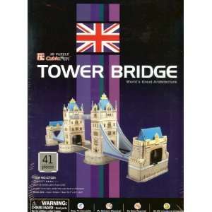 Cubic Fun 3D Puzzle London Tower Bridge Sculpture [Kitchen & Home 