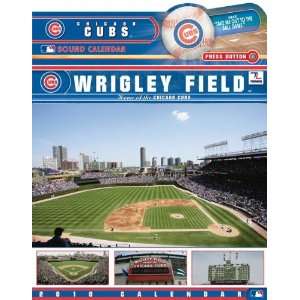 Wrigley Field 2010 Chicago Cubs 12x12 Wall Calendar with Sound  