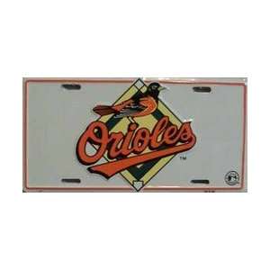  Orioles Classic Metal Auto Tag Embossed Automotive