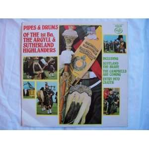 ARGYLL & SUTHERLAND HIGHLANDERS Self Titled LP 1968 1st Bn The Argyll 