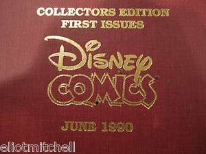 Disney comics 1990 first edition collectors edition limited to 10,000 