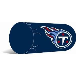 TENNESSEE TITANS 12x7 NFL beaded bolster pillow cylinder shape  