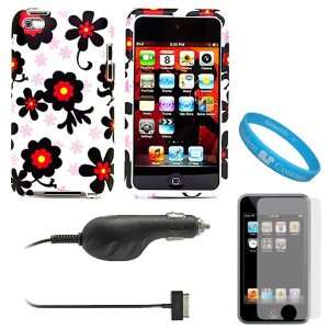 Rubberized Protective 2 Piece Crystal Case Cover for Apple iPod Touch 
