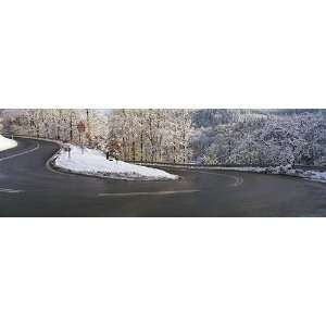  Walls 360 Wall Poster/Decal   Winter Road Germany