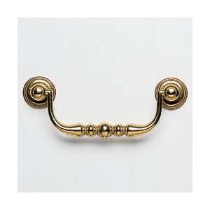  Omnia 9440/1003 Decorative Drop Pull Pull   Polished Brass 