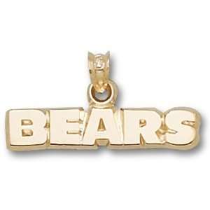  Chicago Bears NFL Bears Pendant (Gold Plate)