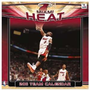    John F. Turner Miami Heat 2011 Wall Calendar