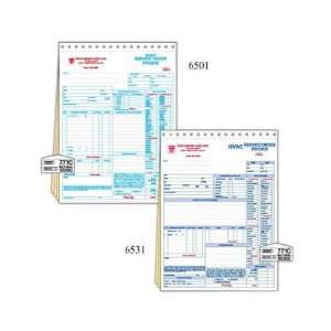  Three part HVAC service order / invoice form with 