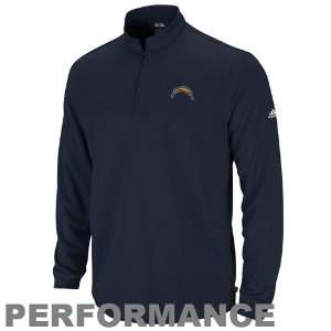  adidas San Diego Chargers Navy Blue Golf Pullover Quarter 