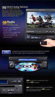 Radio (AM/FM) Tuner TV Tuner Built In USB Port /SD Slot