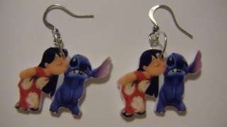 Disney Lilo kissing Stitch Earrings   Adorable jewelry  
