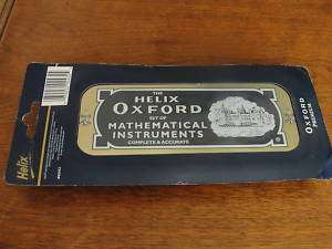 HELIX,OXFORD DRAFTING TOOLS SET,MATHEMATICAL INSTRUMENT  