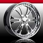 20 Driv 20x8.5 SESSNA 6 lug 6x5.5 Chrome ONE Single +12 Replacement 