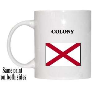  US State Flag   COLONY, Alabama (AL) Mug 