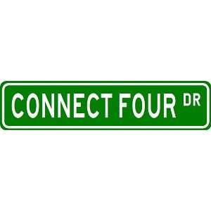  CONNECT FOUR Street Sign   Sport Sign   High Quality 
