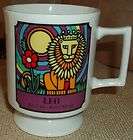 Spencer Gifts circa 1977 Zodiac Leo Coffee Mug Porcelain Gentle Use