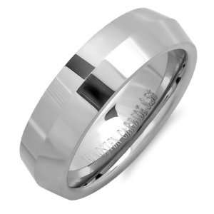 com Tungsten Carbide Mens Ladies Unisex Ring Wedding Band 6MM Knife 