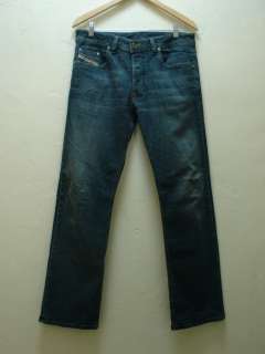 Diesel Industry Dark Blue Jeans Sz 31 W 34 L 31  