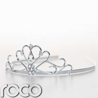 Girls Diamanté Crown Tiara First Holy Communion Gifts Wedding Hair 