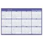 Visual Organizer Horizontal Format Dated Yearly Wall Planner