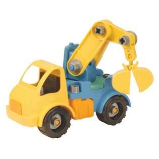 Handmade Wood Toy Crane Truck  D and ME Toys & Games Vehicles 