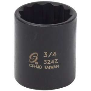   Drive 3/4 Inch 12 Point SAE Standard Impact Socket