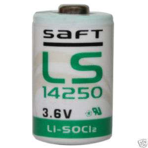 10 SAFT LS 14250 LS14250 C 1/2 AA 3.6v lithium battery  