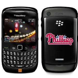  MLB Philadelphia Phillies Red Text on BlackBerry Curve 