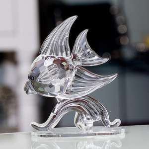 Godinger crystal Angel Fish figurine ornament sculpture  