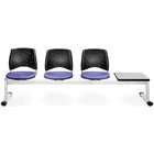 OFM Stars 3 Seat Bench with Table by OFM