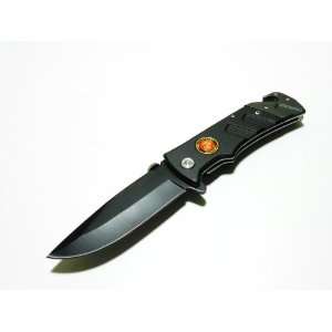  Pocket Knife U.S. MARINES Logo Black & Green   YCS8302SW 