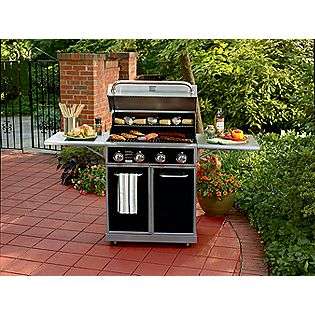 Burner Gas Grill with Folding Side Shelves  Kenmore Outdoor Living 