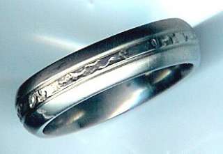   Titanium Engraved Comfort Fit Wedding Band, priced below cost  