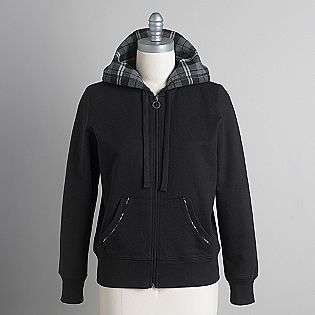   Jacket with Plaid Trim  Silverwear Clothing Womens Activewear