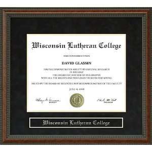  Wisconsin Lutheran College (WLC) Diploma Frame
