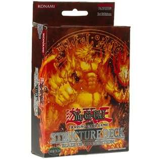 Yu Gi Oh YuGiOh Card Game 1st EDITION American Structure Deck Blaze of 