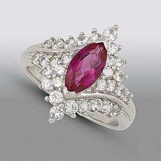   Amethyst Heart Ring in Sterling Silver  Jewelry Gemstones Rings