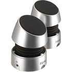IHOME iHM79SC Rechargeable Mini Speakers (Silver)