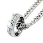 Schumann Design The Lord of the Rings Stainless Steel Ring on chain