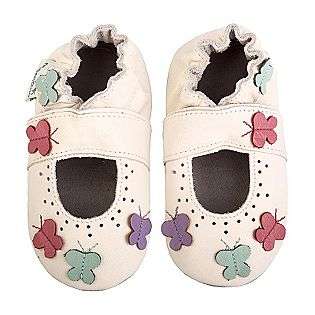 Soft Sole Baby Sandal Shoes   Lilies White  Momo Baby Shoes Kids 