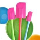 180 Degrees Glitterville Large Baking Silicone Spatula, Pink, Set of 3 