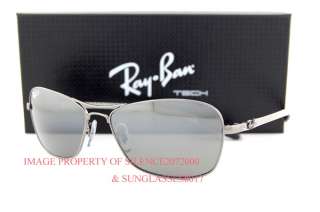 New Ray Ban Sunglasses 8302 CARBON FIBER 004/40 SILVER  
