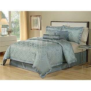 MIRAVAL 7 PC COMFORTER SET SEAGLASS, KING  Baltic Linen Bed & Bath 