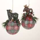 Christmas Plaid Ornaments  